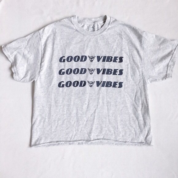 Brandy Melville Tops - BRANDY “good vibes” tee